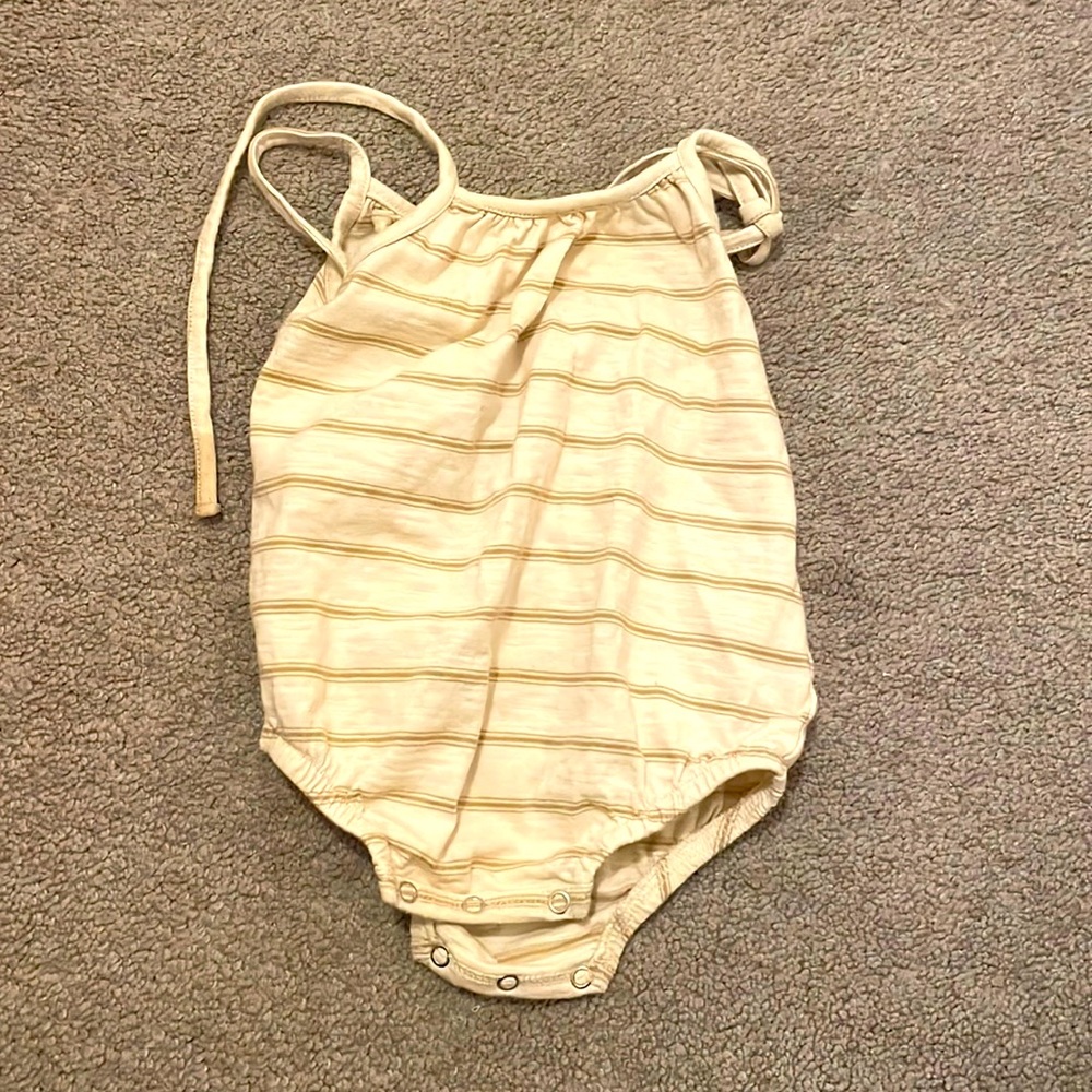 Tyler and Cru 3-6 month tie romper